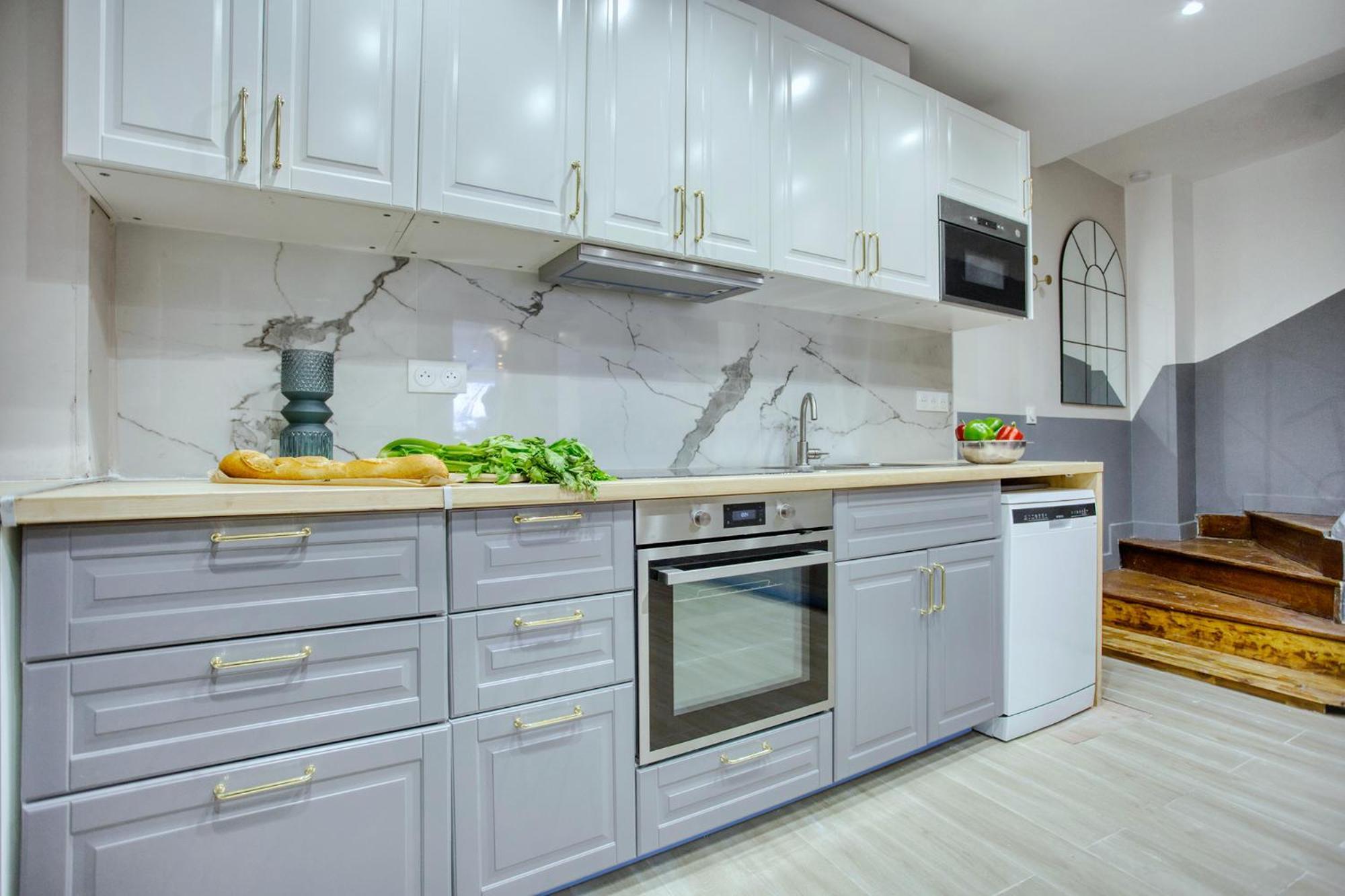 Elegant Triplex In Paris - Ideal For 10 - Aircon Bagian luar foto